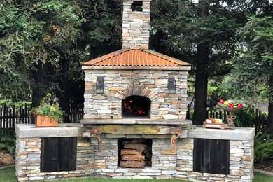 Patio - large rustic patio idea in San Francisco