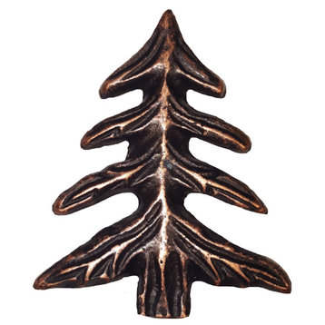 Pine Tree Cabinet Knob, Oil Rubbed Bronze