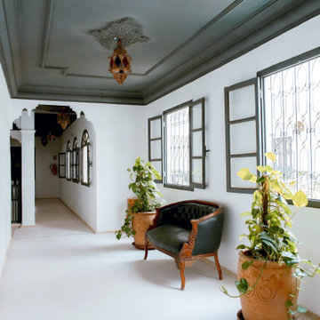 Transitional Custom Home Hallway