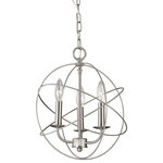 Elk Home - Elk Home 1513CH/20 Williamsport - Three Light Pendant - The Williamsport collection is a timeless classicWilliamsport Three L Brushed Nickel *UL Approved: YES Energy Star Qualified: n/a ADA Certified: n/a  *Number of Lights: Lamp: 3-*Wattage:60w B11 Candelabra Base bulb(s) *Bulb Included:No *Bulb Type:B11 Candelabra Base *Finish Type:Brushed Nickel