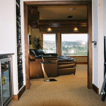 AFTER - Home Theater in Converted Ceiling