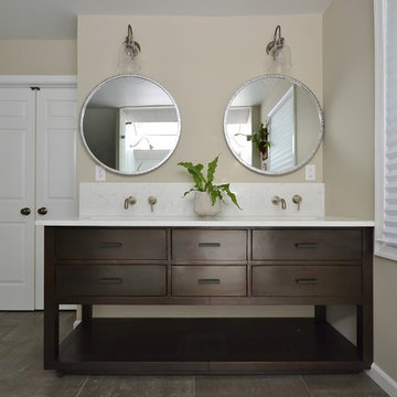 Spacious West Chester Master Bathroom Remodel with Skylight Under $38K