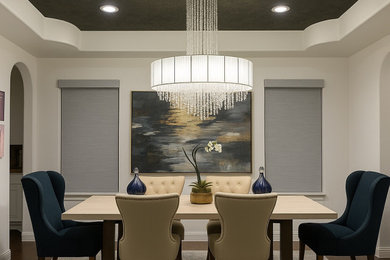Inspiration for a dining room remodel in Dallas