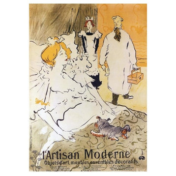 "The Modern Craftsman" Digital Paper Print by Henri Toulouse-Lautrec, 23"x32"