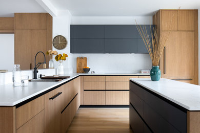 Kitchen - contemporary kitchen idea in Philadelphia