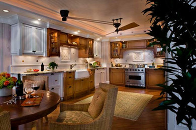 Kitchen - transitional kitchen idea in Miami