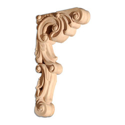 Inviting Home Inc. - Vienna Medium Wood Bracket, Cherry - Corbels