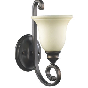 Bryant 1-Light Wall Mount, Oiled Bronze