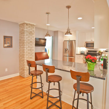Project 2408-1 - Eclectic Traditional Kitchen + Family Room + Mudroom Remodel