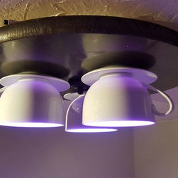 Coffee Lover's Kitchen Remodel - Novelty Lighting