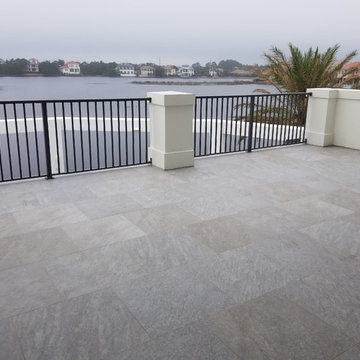 Tile and Porcelain Paver Job