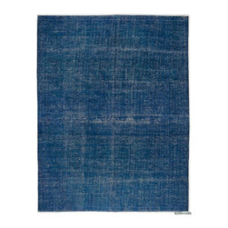 Over-dyed Persian Vintage Rug - Area Rugs