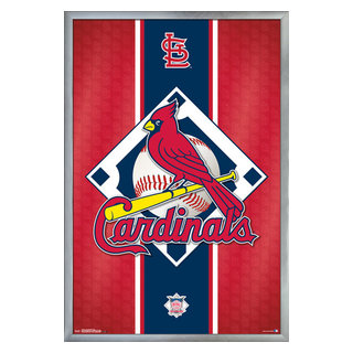 MLB Chicago Cubs - Retro Logo 14 Wall Poster, 14.725 x 22.375, Framed 