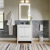 Esconde Bath Vanity, High Gloss White, 30", Single Sink, Freestanding