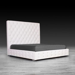 ELEGANT CR OYSTER MODERN BED - Beds