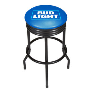 Trademark Gameroom Bud Light Straw-BER-Rita Padded Swivel Bar Stool
