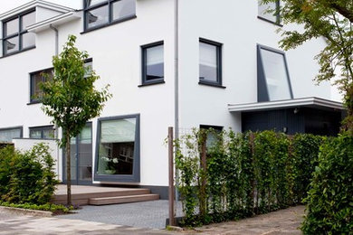 Example of a minimalist exterior home design in Amsterdam
