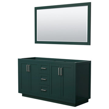 Wyndham Collection WCF2929-60D-CX-M58 Miranda 60" Double - Green / Brushed