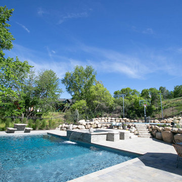 Large Pool In Backyard