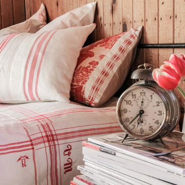 Bedroom bedspread and cushion covers
