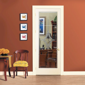 Madison Decorative Glass Interior Door