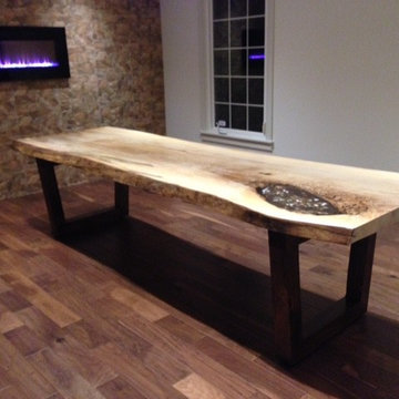 LIVE EDGE BOARDROOM TABLE DINING TABLE