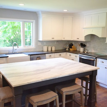 Large Transitional Style Kitchen Remodel Under $100K