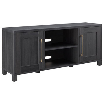 Chabot Rectangular TV Stand for TV's up to 65 in Charcoal Gray