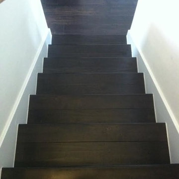 Espresso Laminate and Stairs