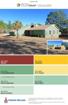 Exterior Paint Colors for 1980s Contemporary Home