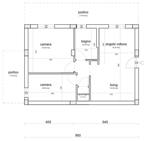 Aiuto! tutto in 50 mq!!! Progetto casa 50 mq