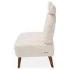 Michael Amini Bunny Accent Chair - Powder/Capri
