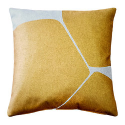 Pillow Decor - Aurora Renaissance Gold Throw Pillow 19x19, with Polyfill Insert - Decorative Pillows