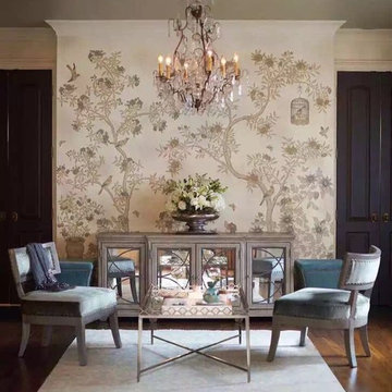 hand painted wallpaper project show