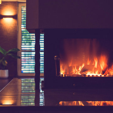 Kamin in schönem Ambiente