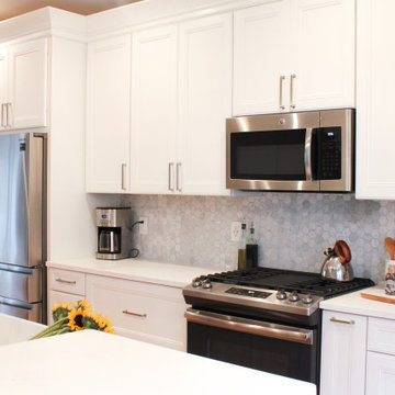 Hexagon Polygonal Backsplash