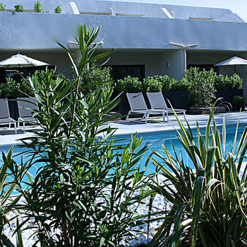 Terre et Mer, Zonza, Corse: programme architectural d'une maison et 9 logements
