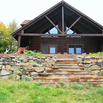 Off-the-grid Adirondack Rustic kitchen