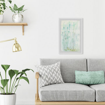 "Dans La Brume" Framed Painting Print