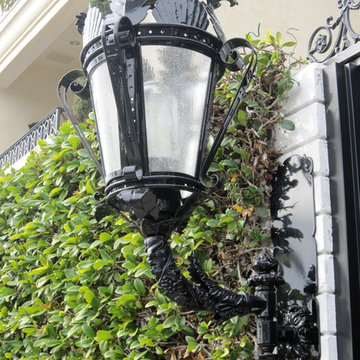 Art Deco Entry Fixture- detail