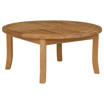 Teak Wood Italy Round Coffee Table made from A-Grade Teak Wood