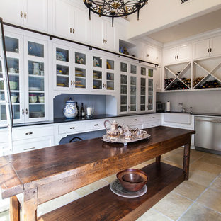 White Pantry with Antique Table