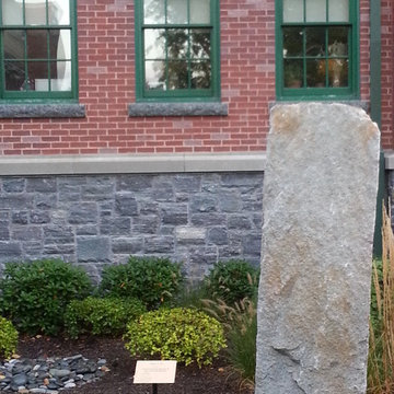 Reclaimed Granite used in Healing Garden