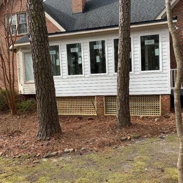 SWAIN SCREENPORCH REMODEL CONVERT TO SUNROOM - AFTER PICTURES