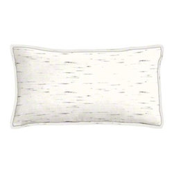 Cushion Source - Sunbrella Frequency Parchment Outdoor Lumbar Pillow Set - Outdoor Cushions And Pillows