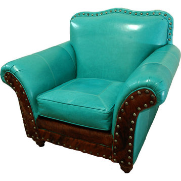 "Albuquerque" turquoise Club Chair