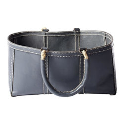 Adirondack Log Bag, Grey - Fireplace Accessories
