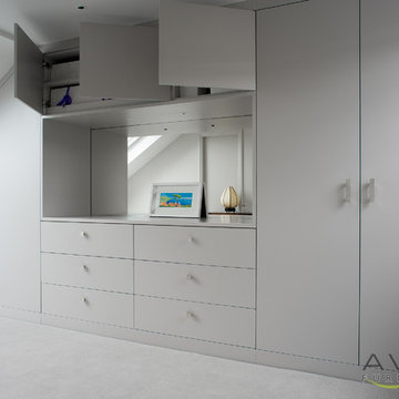 Angled Loft wardrobe