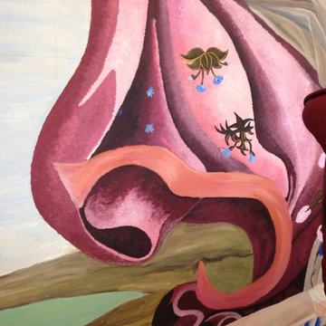 "The Birth of Venus" hand painted mural