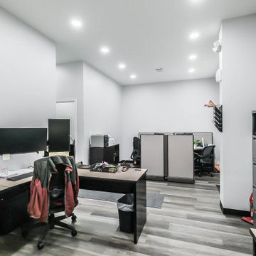 Commercial Office Buildout in Warehouse (Open Office Space